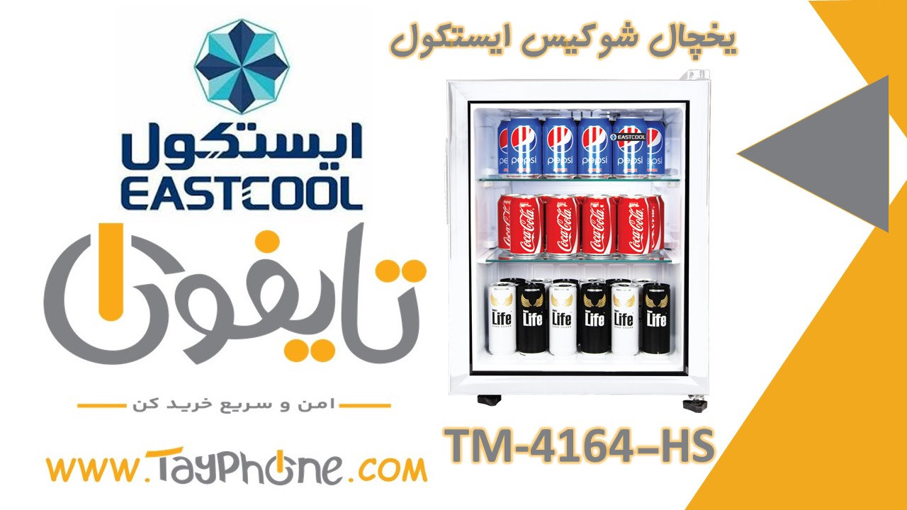خرید یخچال مینی بار ایستکول TM-4164-HS | مشخصات یخچال شوکیس 3 فوت ایستکول